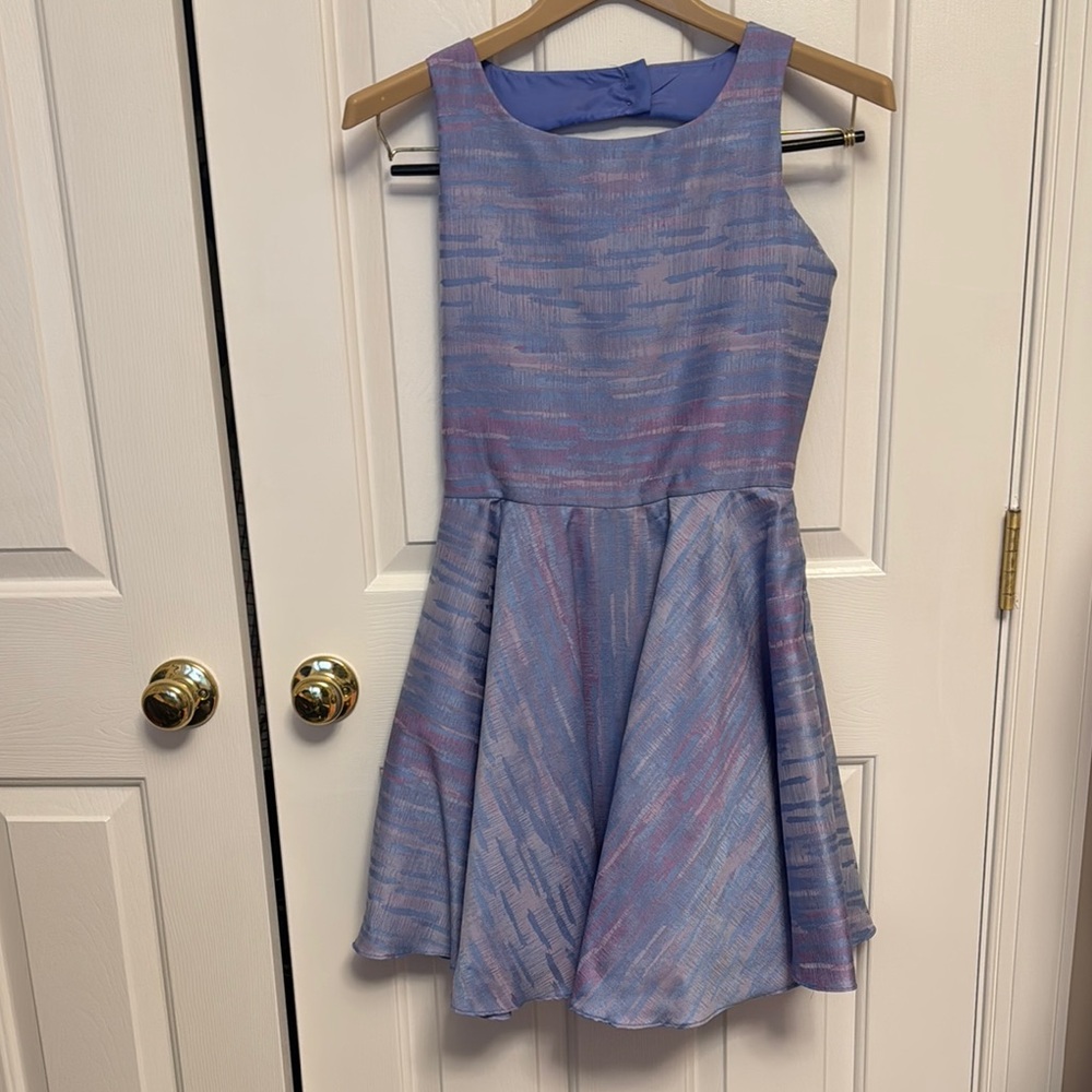 New with tags! BD Junior Elegant Blue and Pink Kids Dress size 3